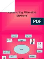 Researching Alternative Mediums