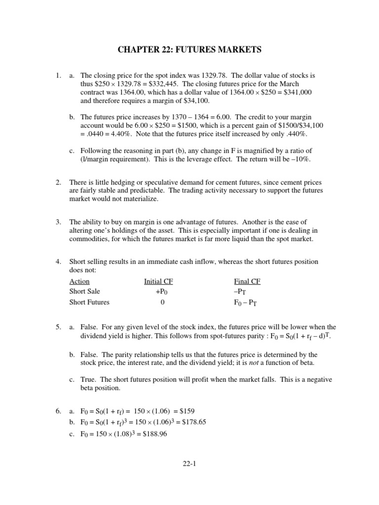 Futures Market Insights | PDF | Futures Contract | Short (Finance)