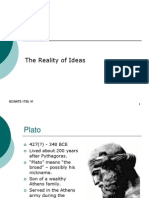 Plato: The Reality of Ideas