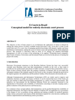 E-Courts in Brazil Conceptual Model For Entirely Electronic Court Process