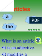 Articles: A The An