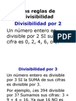 Las Reglas de Divisibilidad