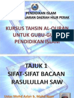 KTAQPPDHP T1 Sifat-Sifat Bacaan Rasulullah