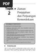 Topik 2 Zaman Penjajahandan Perjuangan Kemerdekaan