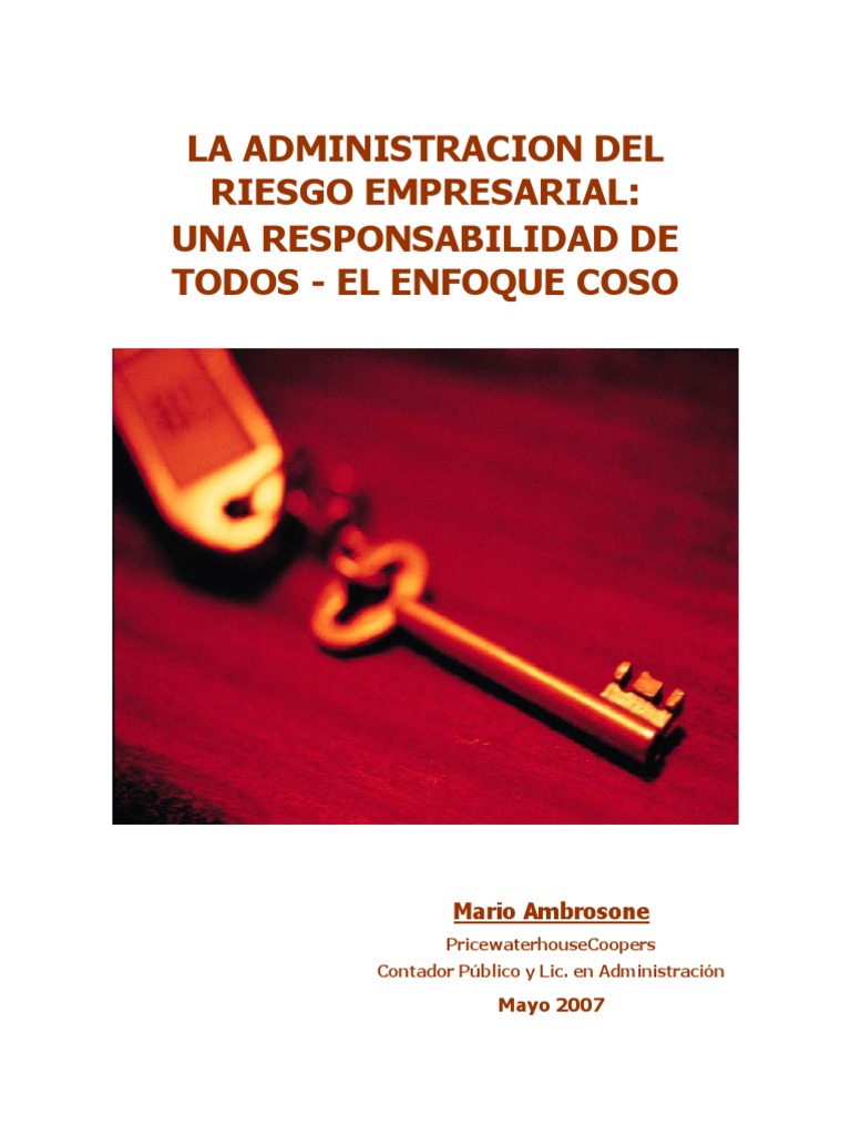 Gestión de Riesgos Empresariales COSO | PDF | Finanzas y dinero
