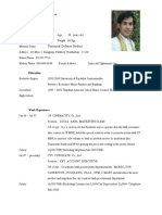 Resume in English Word2003