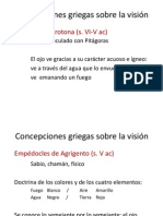 Concepciones Griegas Sobre La Visión