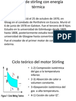 Motor de Stirling Con Energía Térmica