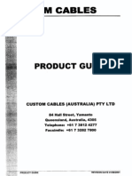 Custom Cables Catalogue
