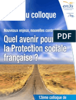 Actes Du Colloque 2012 - Quel Avenir Pour La Protection Sociale Francaise