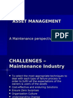 Asset Management, A Maintenance Perspective