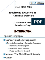 Electronic Evidence in Criminal Defense