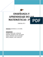 ENSEÑANZA Y APRENDIZAJE DE LAS MATEMÁTICAS