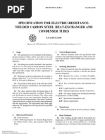 SA-214 Specification for Steel Tubes | PDF | Heat Treating | Physical ...