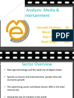 Analysis of Media and Entertainment Sector