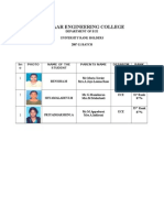 Jeppiaar Engineering College Top ECE Students 2007-2011