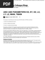 Aisc Asd Parameters KX, Ky,..