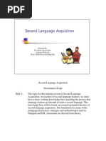 Second Language Acquisition