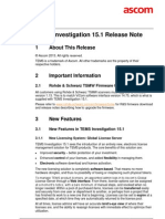 TEMS Investigation 15.1 Release Note