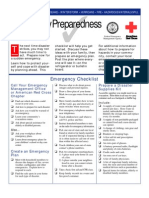 Emergency Preparedness Checklist