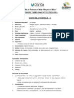 Primaria 1era SesionAprendizaje CienciayAmbiente