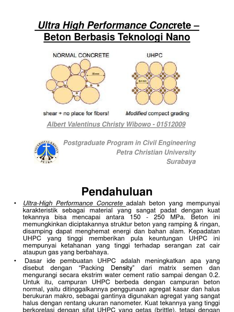 Ultra High Performance Concrete - U.A.S | PDF | Teknologi & Rekayasa