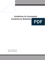 Guidelines Competency Modeling