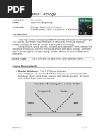 Biology Syllabus 2013 2014