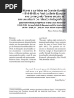 STANCIK Marco Antonio Entre Flores e Canhoes Na Grande Guerra 1914 1918 o Final Da Belle Epoque e o Comeco Do Breve Seculo XX Em Um Album de Retra