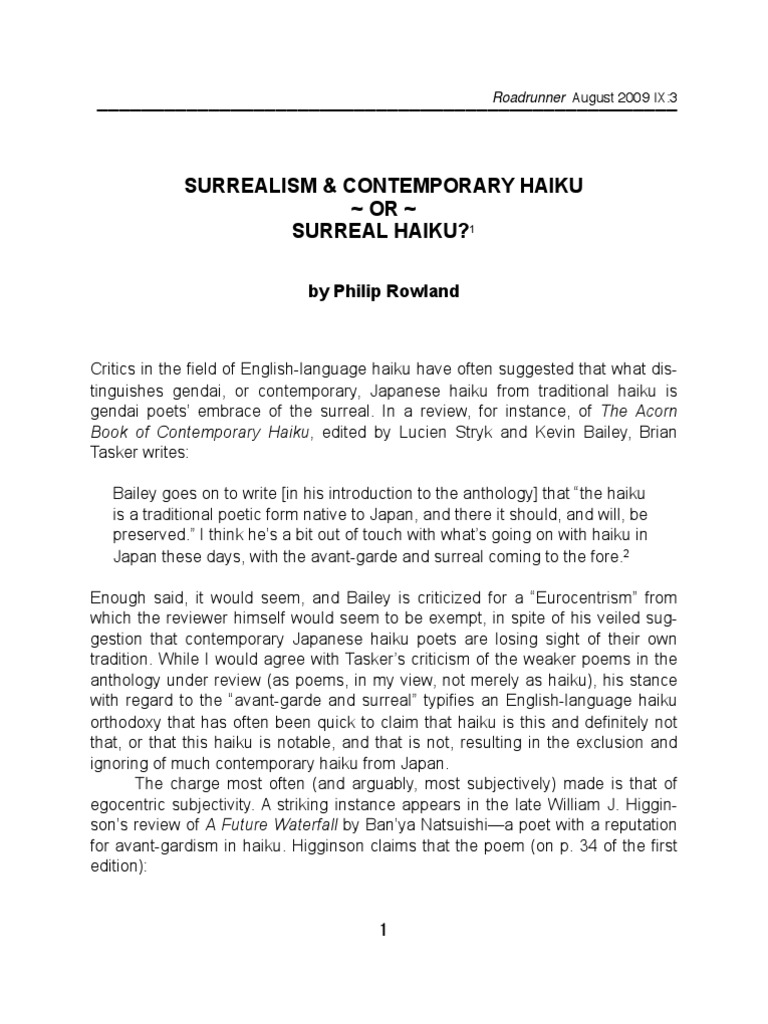 Haiku Surreal  PDF
