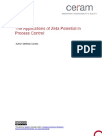 The Applications of Zeta Potential in Process Control