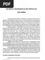 BAIRROS, Luiza. Nossos Feminismos Revisitados. Estudos Feministas, V. 3, n. 2, 1995