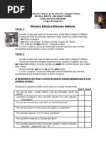 Discurso Directo e Indirecto