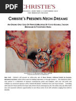  Christie's New York Presents Neon Dreams Online-Only Sale, 17 September - 1 Octobe