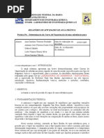 Curva de Vaporização de uma substância pura