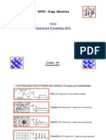 Estrutura cristalina e arranjo atômico