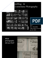 Visual Storytelling & Documentary Photography: Ida C. Benedetto Addis Ababa University Jan 28, 2010