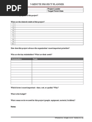 Project Planner