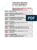 2009-06-25 Site Review Agenda PDF