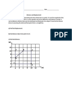 Physics Homework Distance and Displacement