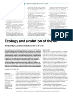 Earn DJD, Dushoff, J, Levin SA. 2002. Ecology and Evolution of The Flu. Trends in Ecology & Evolution 17 (7) 334-340