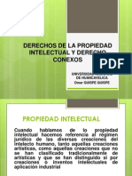 Derechos de La Propiedad Intelectual y Derecho Conexos