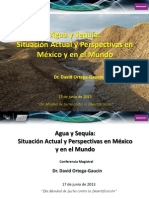 Agua y Sequía: Situación Actual y Perspectivas en México y en El Mundo