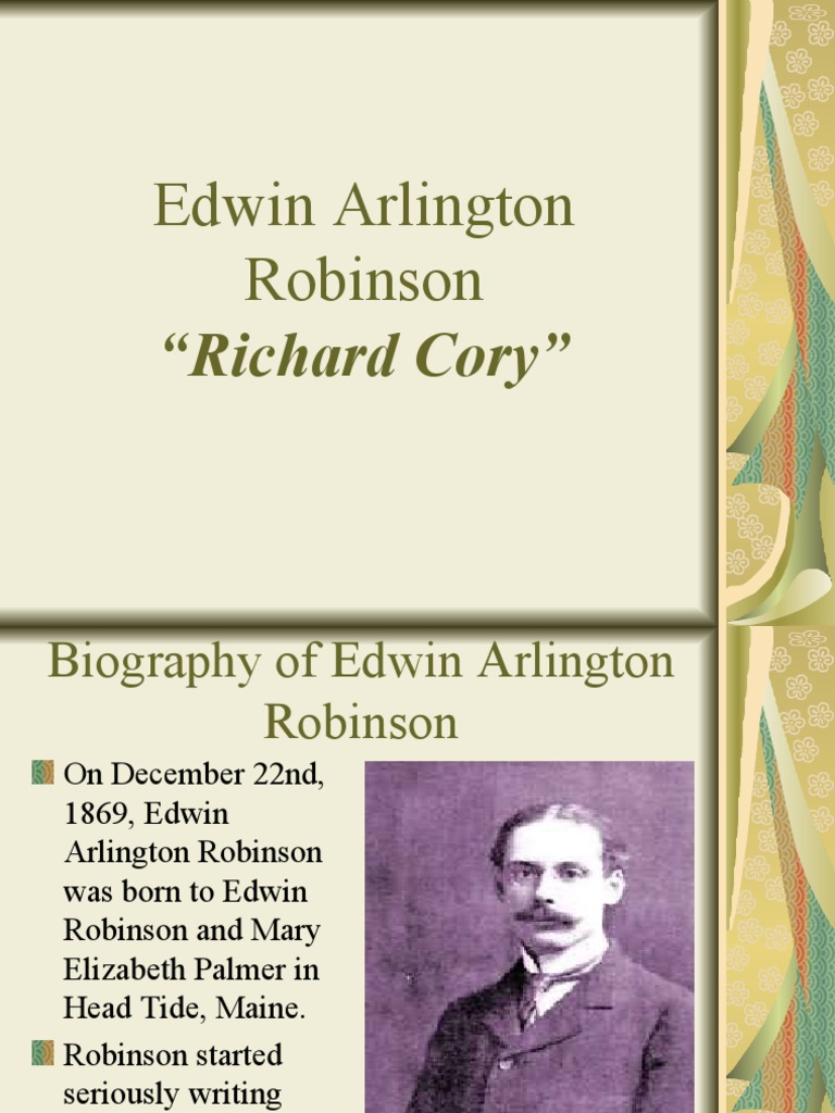 Edwin Arlington Robinson