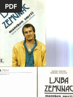 ljuba zemunac maneken smrti knjiga