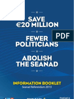 Fine Gael Abolish the Seanad booklet