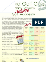 APGA Junior Lessons 2013/ 2014