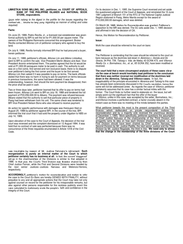 The Supreme Court Rules That the Case Does Not Warrant Referral to the