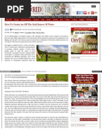 How to Create an Off the Grid Source of Water - Off the Grid News