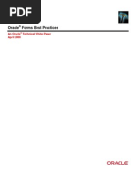 Oracle Forms Best Practices